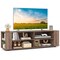 Costway 59'' Wood TV Stand Console Storage Entertainment Media Center w/ Adjustable Shelf